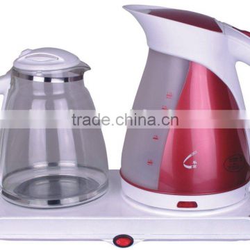 electric kettle with teapot set, CB CE certificate