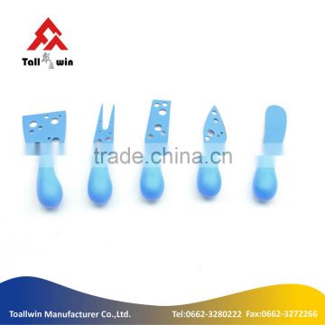 5 pcs mini cute cheese knives set