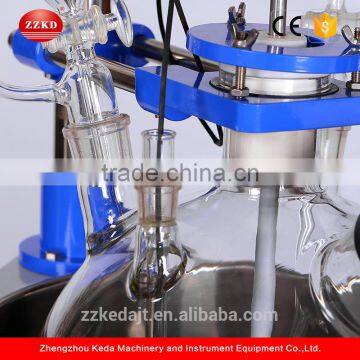 Electric Heating Single Layer Stirring Glass Reactor photo-4