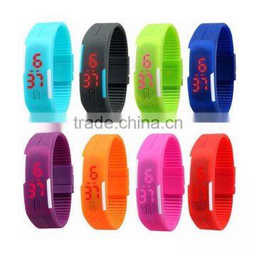 silicone watch Touch Screen LED Silicone Watches Digital Wrist Watch Men Rubber Band silicone watch kids silicone watch