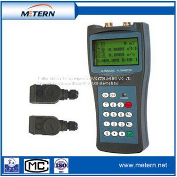 Portable hand held ultrasonic flow meter