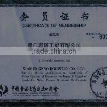 Certificate Of Membership