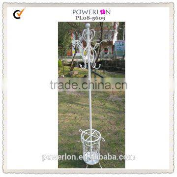 Powerlon Antique White Coat Rack Stand photo-2
