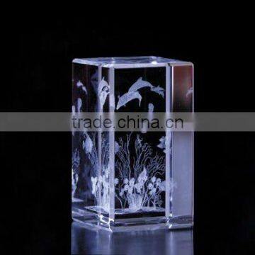 2016 fashion photo crystal cube