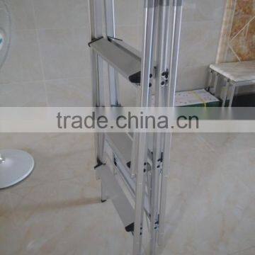 Vivinature Aluminum Multipurpose Clothe Rack With 3 Steps Ladder photo-5