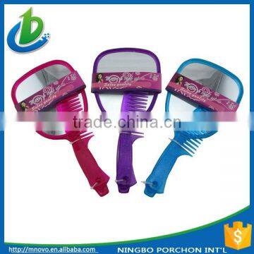 Mirror and comb set salon mirror