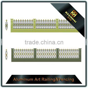 Garden Decoration Powder Coated Iron Craft Aluminum Garden Fence photo-5