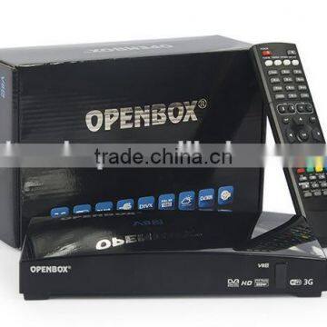 Hot Selling Original Openbox V8S Satellite Receiver V8 With UK TP Support 2xUSB WiFi WEB TV Weater Forecast photo-6