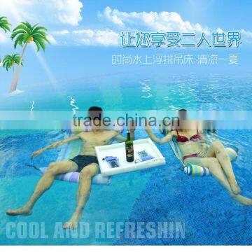 Wholesale Gym Inflatable Floating Bed Overwater