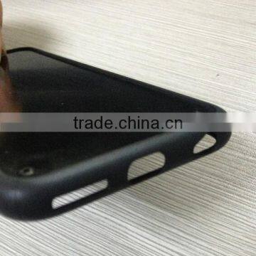 For Iphone6 TPU+PC Skid Resistance Microgoove Phone Case, Black Tpu Edges PC Back Case for Iphone6 6plus photo-5