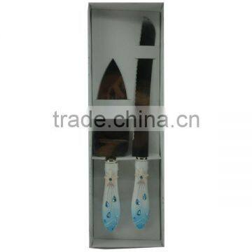 Colour Butterfly Wedding Cake Knife photo-2