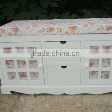 Home Decor Wooden Shoe Rack, Wooden Footstool,wooden Shoes Shelf photo-4