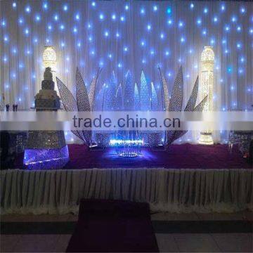 2015 cheap led curtains new design wedding backdrop