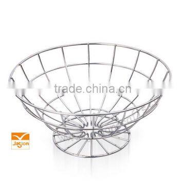 Vintage Metal Wrought Iron Leaf Ivy Wire Flower Basket Fruit Basket photo-3
