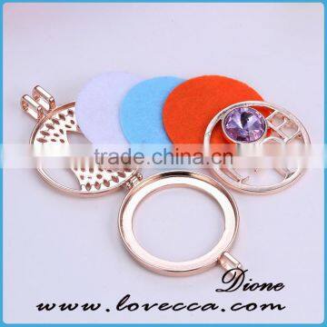 Wholesale Stainless Steel Jewelry Diffuser Necklace With Plated Rose Gold photo-4