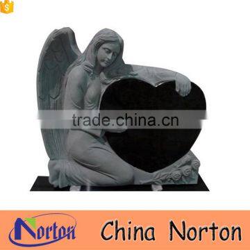 Cemetery used granite angel heart headstone NTGT-447A