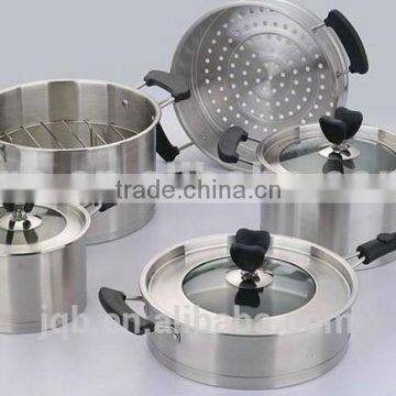 New Style Stainless Steel 6pcs Cookware Set/pot Set