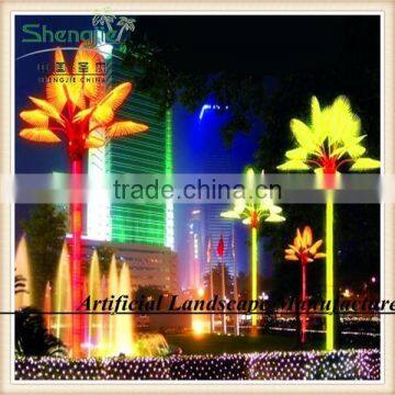 led palm trees for park decoration,large size led palm tree decor