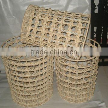 beautiful corn husk,rattan storage basket