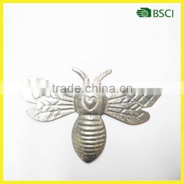 YS15B003 queen bee metal parts flower pot decoration components and parts