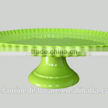 Round Pieces Shape Melamine Plate