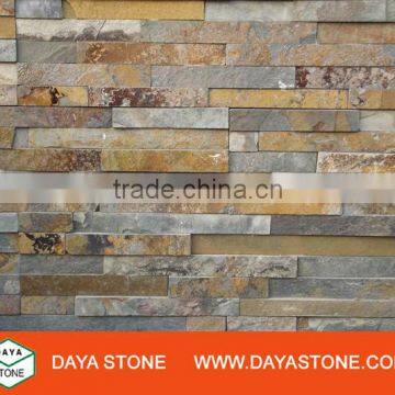 Rusty slate wall cladding