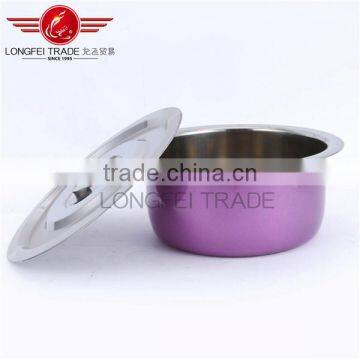 OEM Longfei Stainless Steel Casserole Set Cooking Pot Cookware Set photo-3
