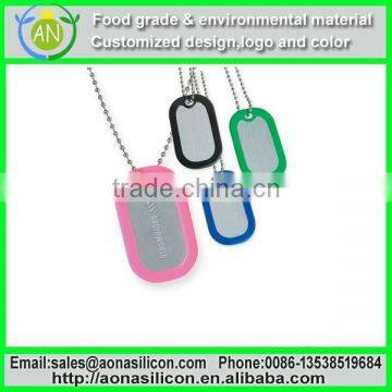 Silicone dog tag silencer|pet pendants|dog name tags