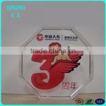 Custom Made New Design Clear Arc Acrylic Block Sign Holder,acrylic Photo Block photo-3