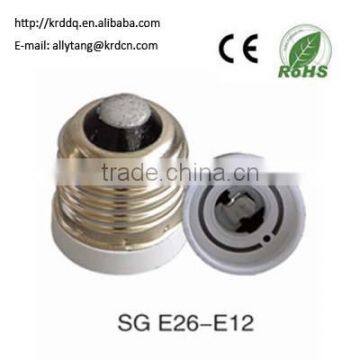 plastic E26-E12 lampholder adaptor