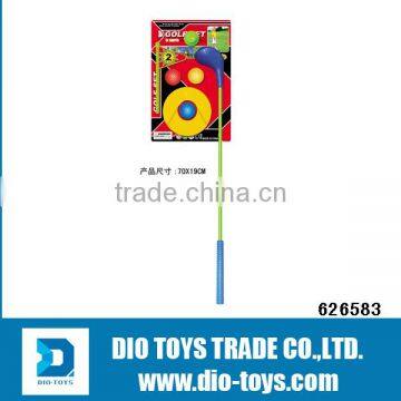 promotional plastic kids mini golf set toy