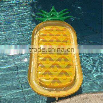 2017 Fashion Leasure Giant Pineapple Inflatable Pool Float Ourdoor Swimming Raft for Party Fun Pool Toys for Adults and Kids photo-4