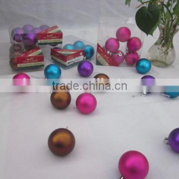 hot selling Christmas ball for tree hanging, colorized decorations