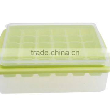 Rectangle Shape Home Use Silicone Ice Cube Mold With Lid photo-2