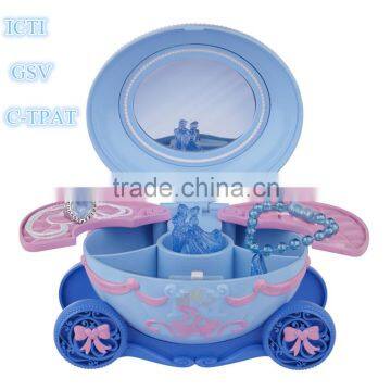 2015 Hottest Kids Plastic Jewelry Box Best Selling Product Fantasy Children jewelry musical box from Dongguan
