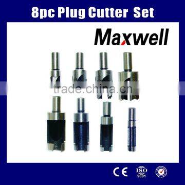 8pc Plug Cutter Set