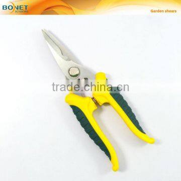 SGA0008 7-1/4" plastic handle garden plant scissors