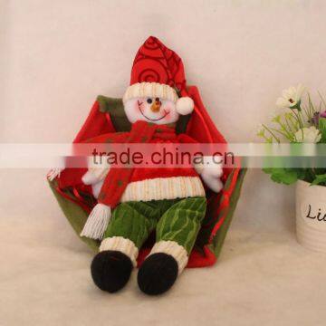 Santa Claus Snowman In Parachute Christmas Tree Hanging Ornament Xmas Decoration photo-2