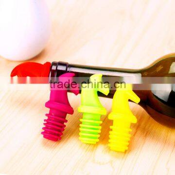 2016 New Products Four Colors Hot Sale Silicone Wine Stopper Chess Shape photo-2