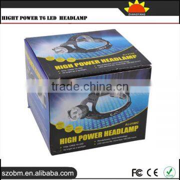 High Power Rechargeable T6 Bike Headlight Ultra Bright Led Headlamp Flashlight photo-6