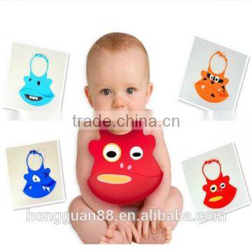 FDA LFGB approval Silicone fancy baby bibs