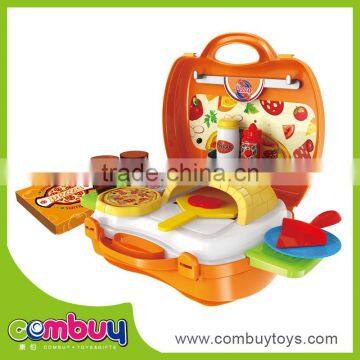 High quality plastic pretend play kitchen toy plastic pizza box