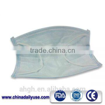 Non woven hygiene skin colored face mask elasticated masks and respirators