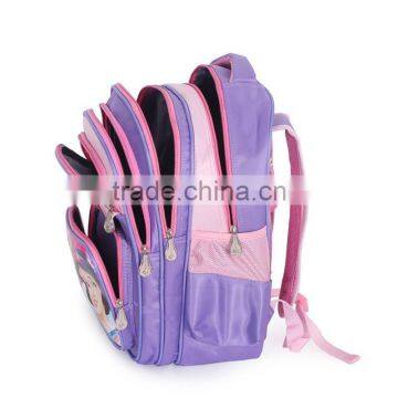 Cute Purple Cartoon School Bag for School Girl photo-2