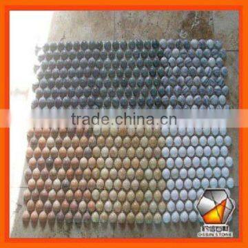 Round Marble Mosaic M044