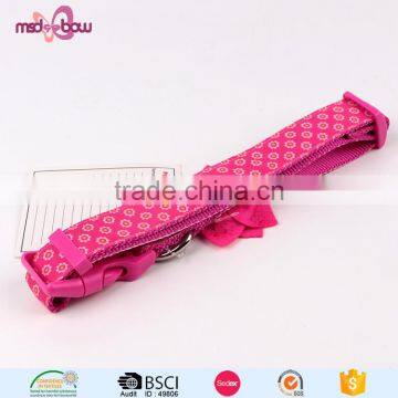 Custom Printed Pet Flower Grooming Product Nylon Dog Collar photo-3