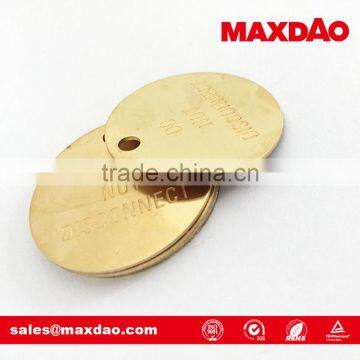 Circular Brass Tag photo-5