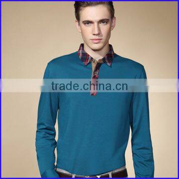 Custom New Design Long Sleeve Polo Shirts for Mens 100% Cotton photo-6