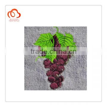 Purple grape Embroidered children's Towel