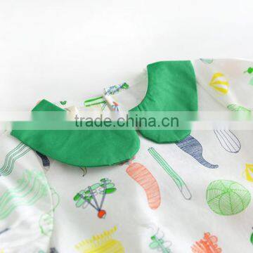 2017 Hot Sale Vegetables Printing Short Sleeve Bodysuits for Infant photo-3